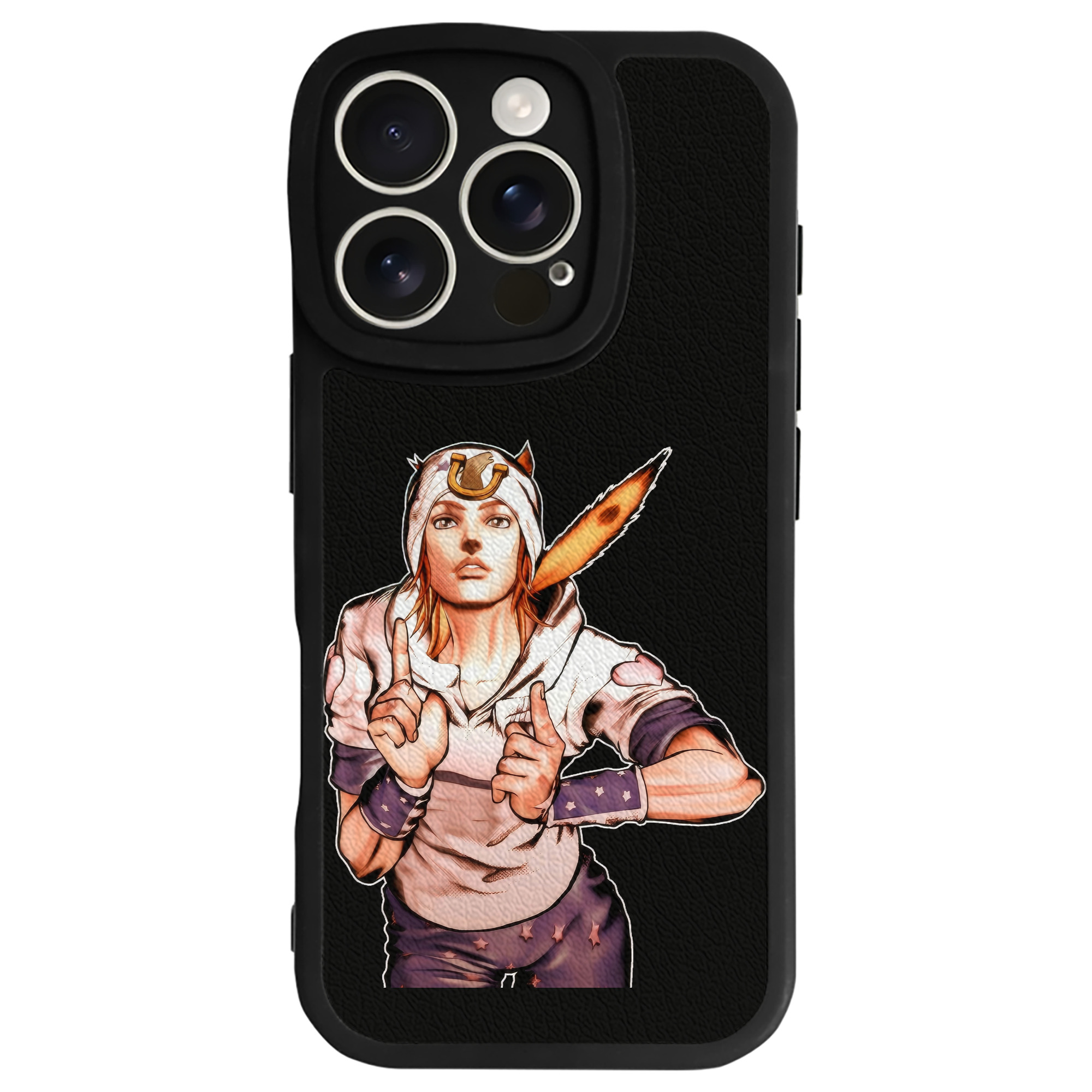 （画像用） ジョジョの奇妙な冒険 ジョナサン?ジョースター JoJo's Bizarre Adventure Jonathan Joestar 【iPhone 16シリーズ対応】シリコンスマホケース（レザー調） 材質：シリコン